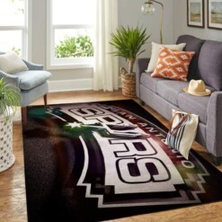 San Antonio Spurs Living Room Area Rug