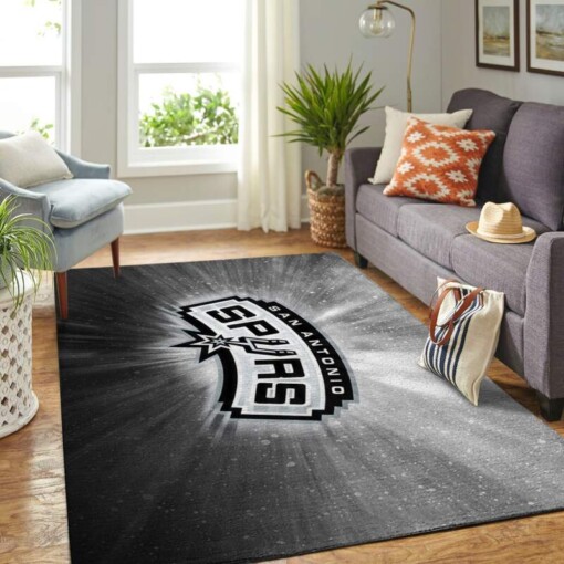 San Antonio Spurs Living Room Area Rug