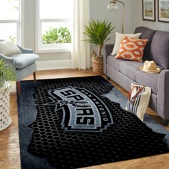 San Antonio Spurs Living Room Area Rug