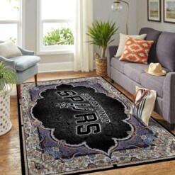 San Antonio Spurs Living Room Area Rug