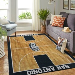 San Antonio Spurs Living Room Area Rug