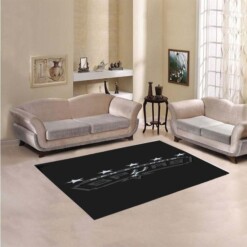 San Antonio Spurs Living Room Area Rug