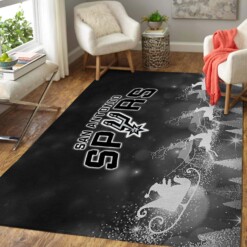 San Antonio Spurs Living Room Area Rug