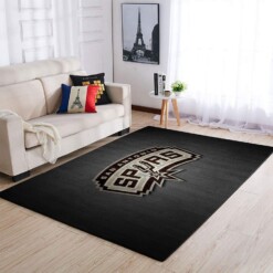 San Antonio Spurs Living Room Area Rug