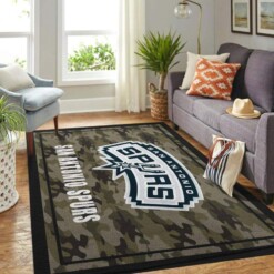 San Antonio Spurs Living Room Area Rug