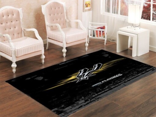 San Antonio Spurs Living Room Area Rug