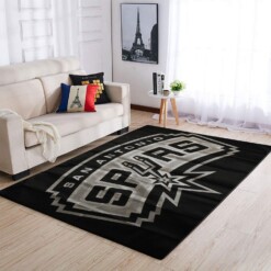 San Antonio Spurs Living Room Area Rug