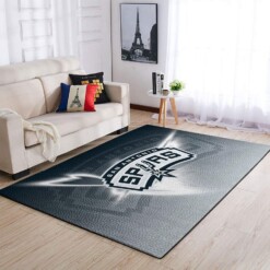 San Antonio Spurs Living Room Area Rug