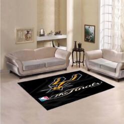 San Antonio Spurs Living Room Area Rug