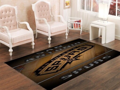 San Antonio Spurs Living Room Area Rug