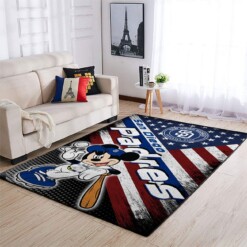 San Diego Padres Living Room Area Rug