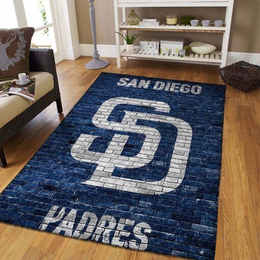 San Diego Padres Living Room Area Rug