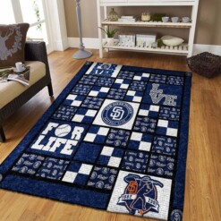 San Diego Padres Living Room Area Rug