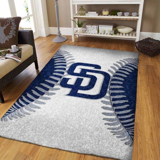 San Diego Padres Living Room Area Rug