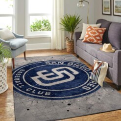 San Diego Padres Living Room Area Rug