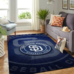 San Diego Padres Living Room Area Rug