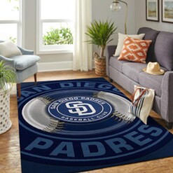 San Diego Padres Living Room Area Rug