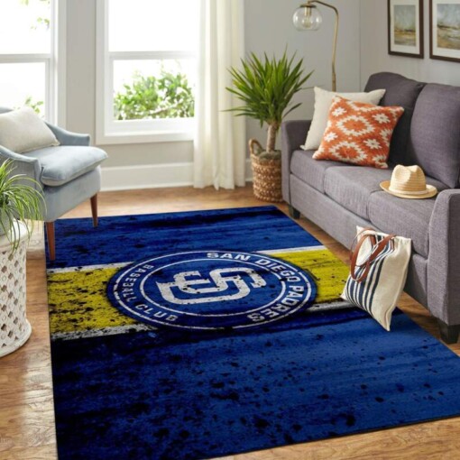 San Diego Padres Living Room Area Rug