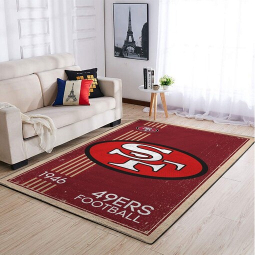 San Francisco 49ers Living Room Area Rug