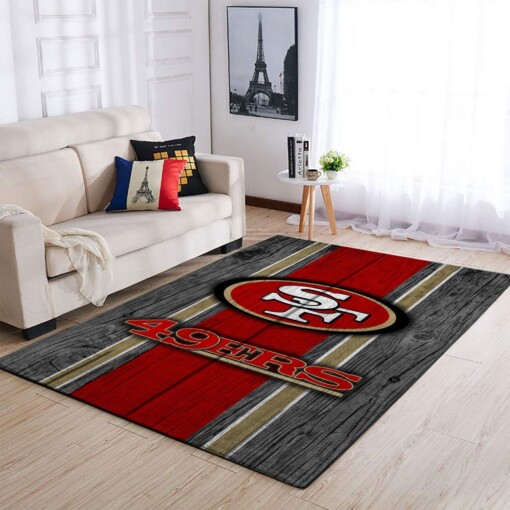 San Francisco 49ers Living Room Area Rug