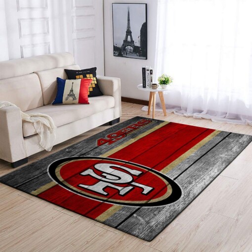 San Francisco 49ers Living Room Area Rug