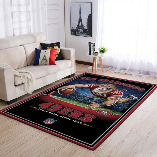 San Francisco 49ers Living Room Area Rug