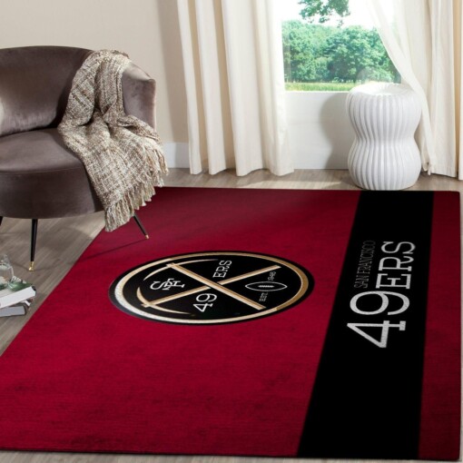 San Francisco 49ers Living Room Area Rug