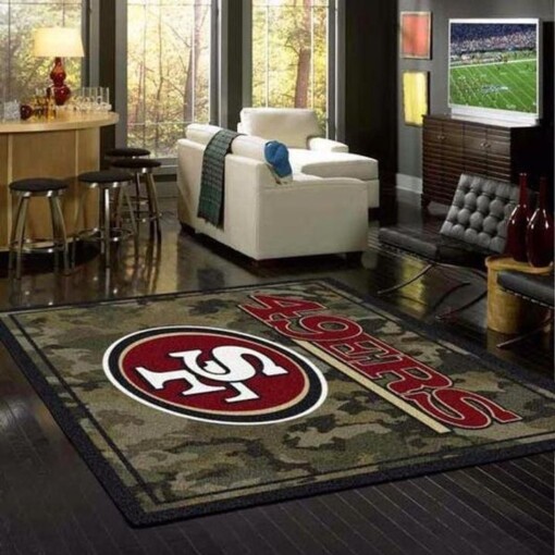 San Francisco 49ers Living Room Area Rug