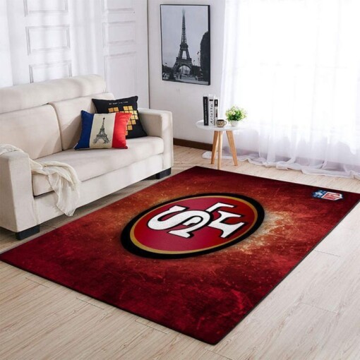 San Francisco 49ers Living Room Area Rug