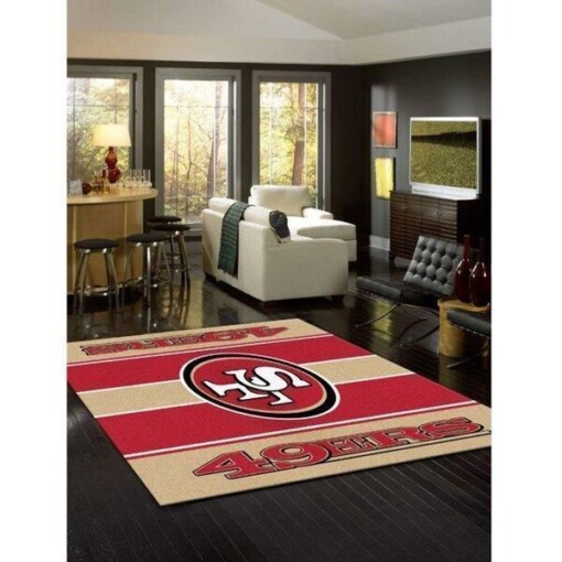 San Francisco 49ers Living Room Area Rug