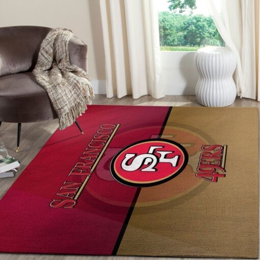 San Francisco 49ers Living Room Area Rug