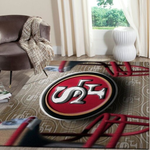 San Francisco 49ers Living Room Area Rug