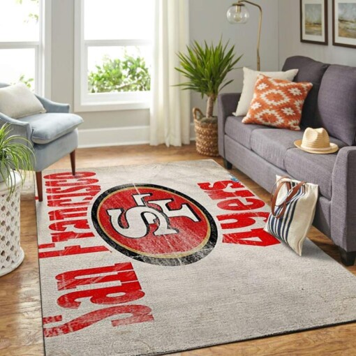 San Francisco 49ers Living Room Area Rug