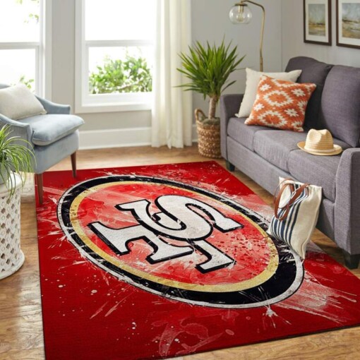 San Francisco 49ers Living Room Area Rug