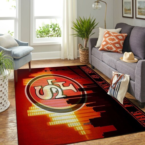 San Francisco 49ers Living Room Area Rug