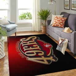 San Francisco 49ers Living Room Area Rug