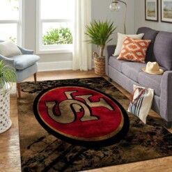 San Francisco 49ers Living Room Area Rug