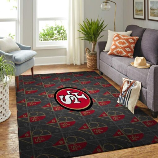 San Francisco 49ers Living Room Area Rug