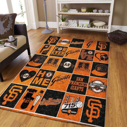 San Francisco Giants Living Room Area Rug