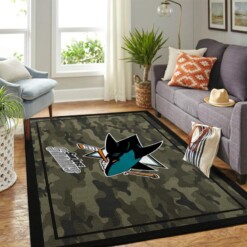 San Jose Sharks Living Room Area Rug