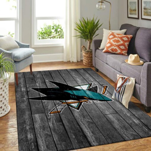 San Jose Sharks Living Room Area Rug