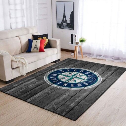 Seattle Mariners Living Room Area Rug