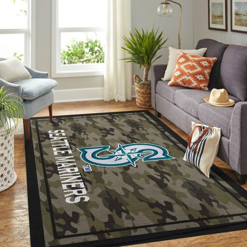 Seattle Mariners Living Room Area Rug