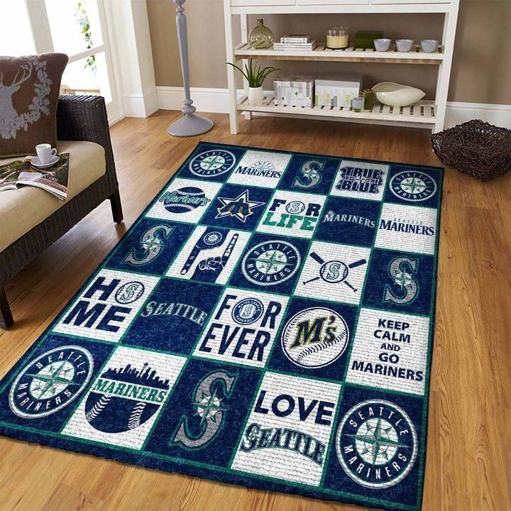 Seattle Mariners Living Room Area Rug