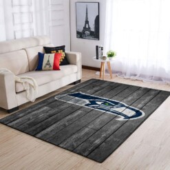 Seattle Seahawks Living Room Area Rug