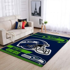 Seattle Seahawks Living Room Area Rug