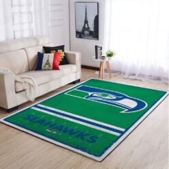 Seattle Seahawks Living Room Area Rug