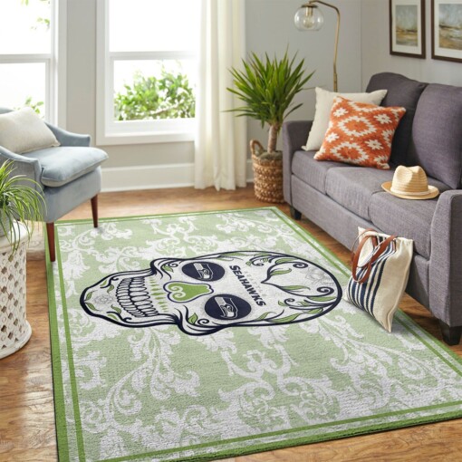 Seattle Seahawks Living Room Area Rug