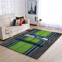 Seattle Seahawks Living Room Area Rug