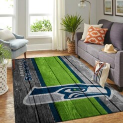 Seattle Seahawks Living Room Area Rug